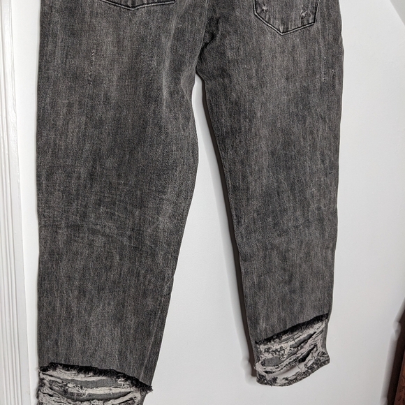 ONE TEASPOON Awesome Baggies Straight High Waist Denim Distressed Jeans Size 28 - Picture 8 of 11